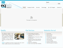 Tablet Screenshot of eqlab.com